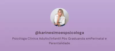 Karine Simões Psicóloga - psicoterapeuta
